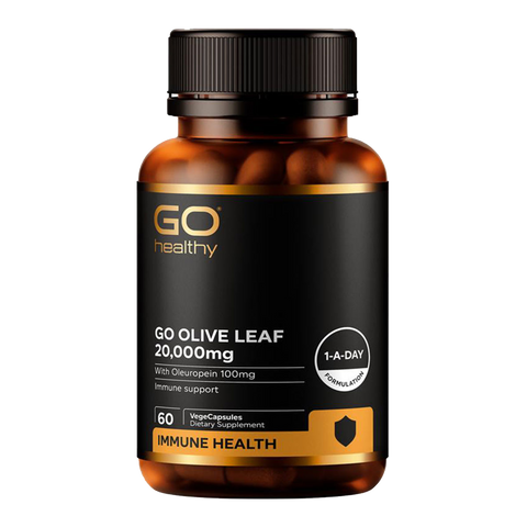 GO Healthy Go Olive Leaf 20000mg 60 Vege Capsules