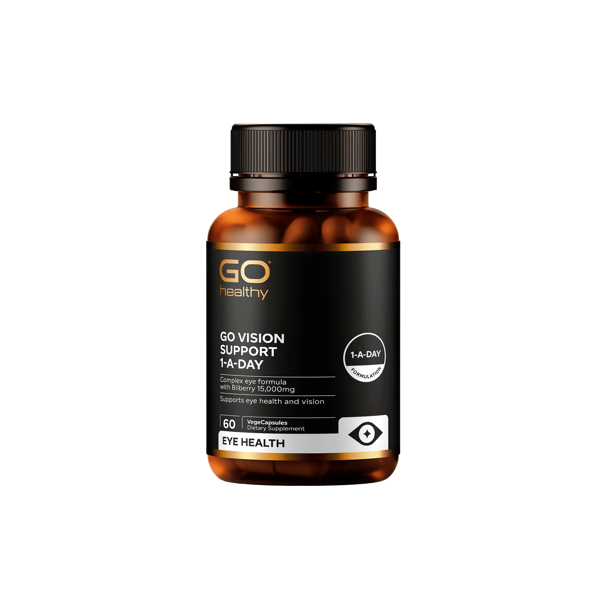 Govision Supplement GO Healthy Go Vision Support 1-A-DAY 60 Vege Capsules – Health NZ