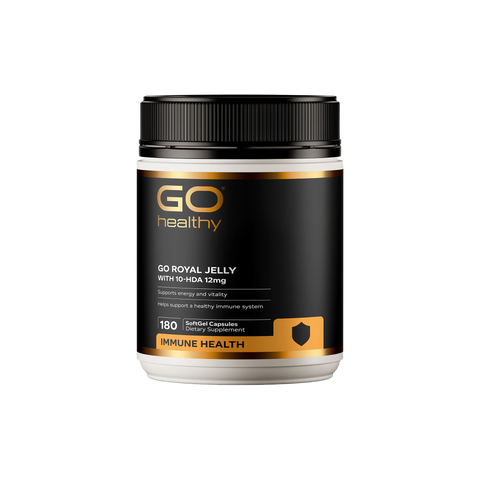 GO Healthy Go Royal Jelly with 10-HDA 180 Softgels