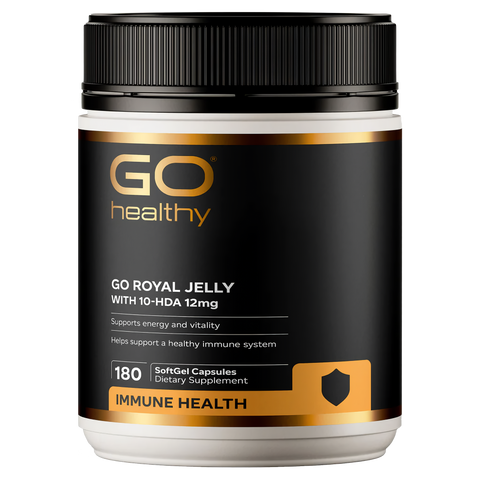 GO Healthy Go Royal Jelly with 10-HDA 180 Softgels