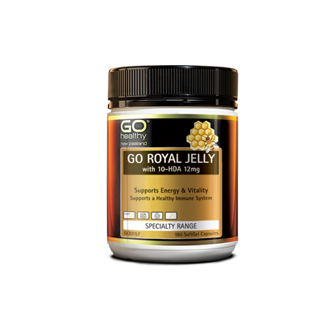 GO Healthy Go Royal Jelly with 10-HDA 180 Softgels