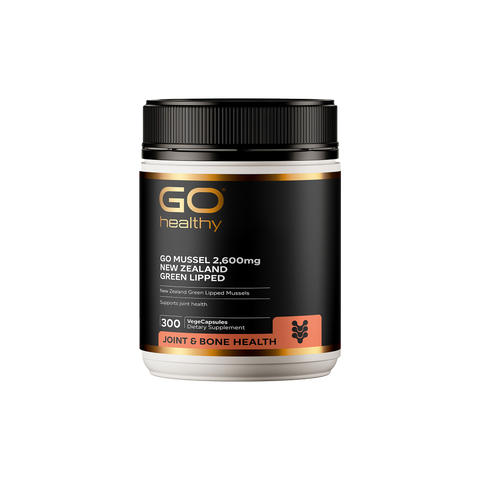 GO Healthy Go Mussel 2600mg NZ Green Lipped 300 Capsules
