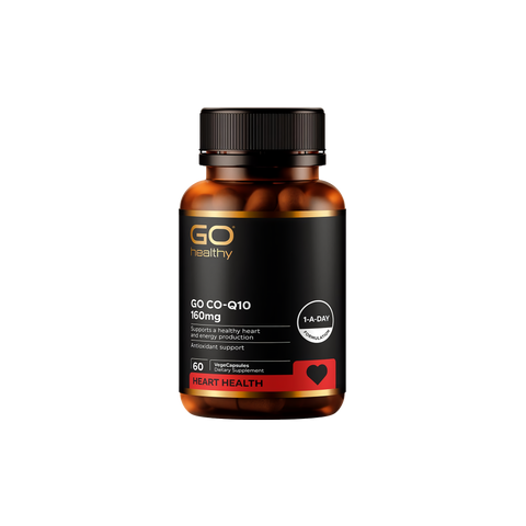 GO Healthy Go Co-Q10 160mg 60 Vege Capsules