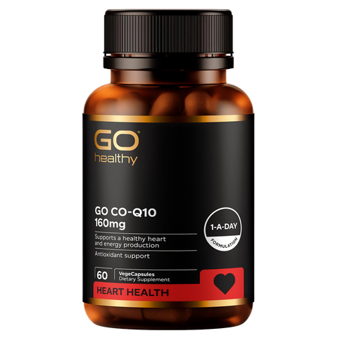 GO Healthy Go Co-Q10 160mg 60 Vege Capsules