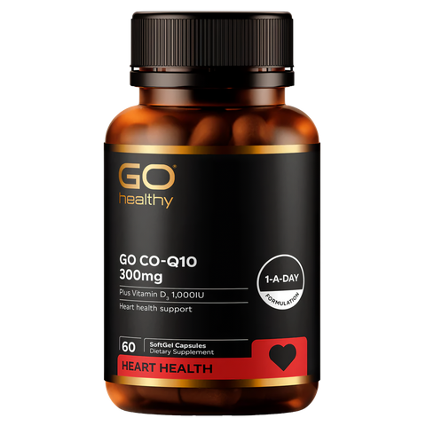 GO Healthy Go Co-Q10 300mg 60 Softgel Capsules