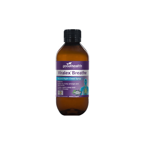 Goodhealth Viralex Breath Day and Night Chest Syrup Supports for Soothe dry, tickly airways with EpiCor