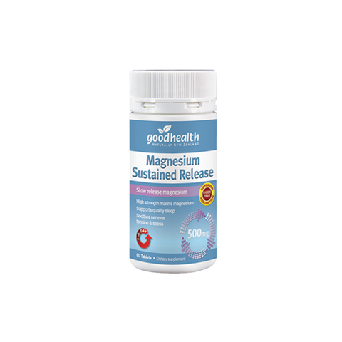 Goodhealth Magnesium Sustained Release 500mg 60 Tablets