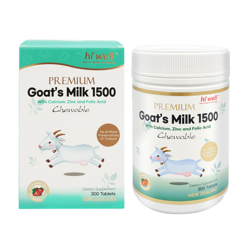 Hi Well Premium Goat's Milk 1500 300 Tablets