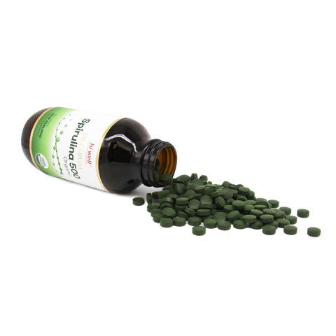Hi Well Premium Spirulina 500 Organic 500 Tablets