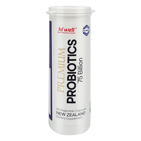 Hi Well Premium Probiotics 75 Billion 60 Vegetable Capsules