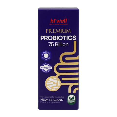 Hi Well Premium Probiotics 75 Billion 60 Vegetable Capsules
