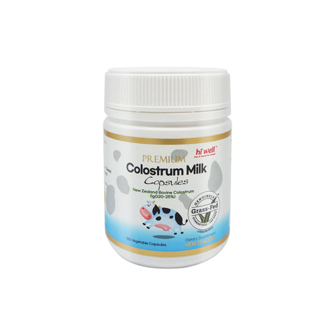 Hi Well Premium Colostrum Milk Capsules New Zealand Bovine Colostrum