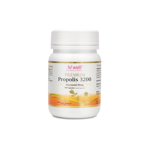 Hi Well Premium Propolis 3200 100 Vege Capsules