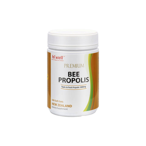 Hi Well Premium Bee Propolis 1000 500 Softgels