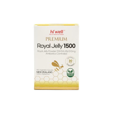 Hi Well Premium Royal Jelly 1500 300 Vege Capsules