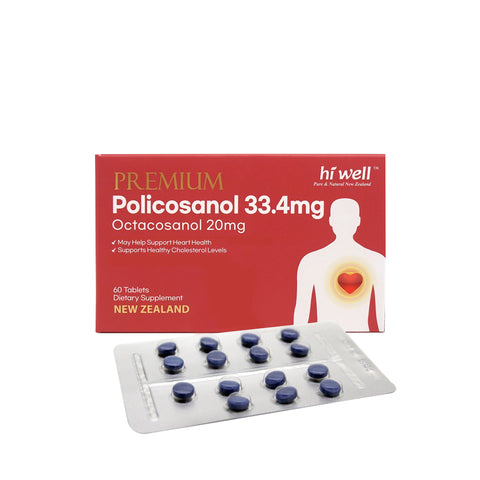 Hi Well Premium Policosanol 60 Tablets