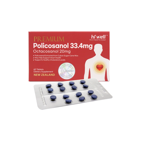 Hi Well Premium Policosanol 60 Tablets