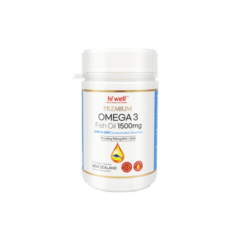 Hi Well Premium Omega 3 1500mg One A Day 90 Capsuels