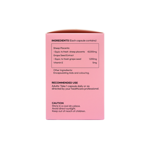 Hi Well Premium Placenta 42000+ 60 Vege Capsules