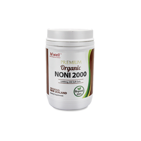 Hi Well Premium Organic Noni 2000 200 Softgels