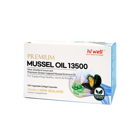 Hi Well Premium Mussel 13500 200 Vegetable Softgel Capsules
