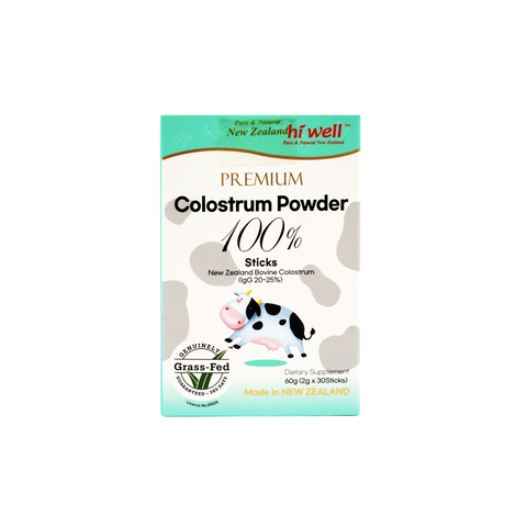 Hi Well Premium Colostrum Powder 100% 60g(2g x 30 Sticks)