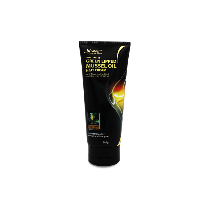 Hi Well New Zealand Green Mussel Oil Heat Cream 200g