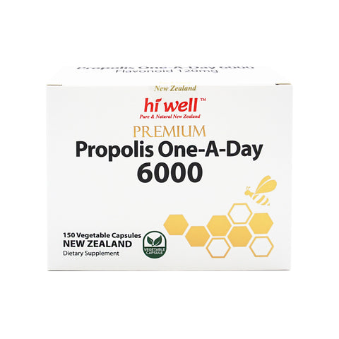 Hi Well Premium Propolis 6000 150 Vege Capsules