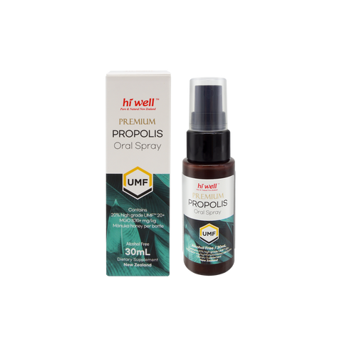 Hi Well Premium Propolis UMF 20+ MGO 830+ Oral Spray 30ml