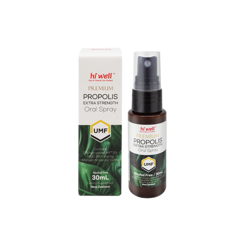 Hi Well Premium Propolis Extra Strength UMF 20+ MGO 830+ Oral Spray 30ml