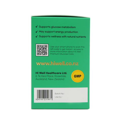 Hi Well Premium GlucoseCare 60Vegetable Capsules
