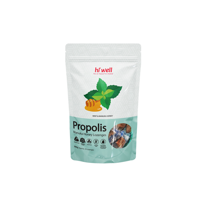 Hi Well Propolis Manuka Honey Lozenges