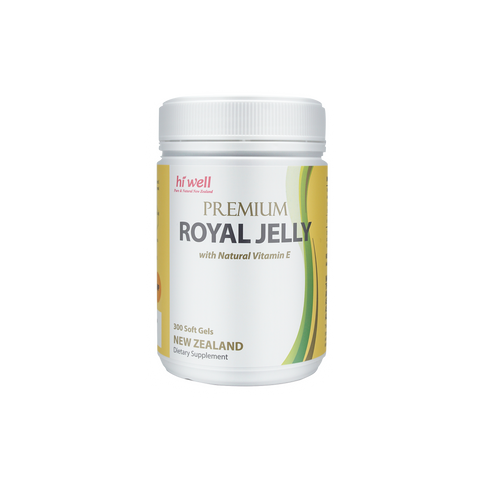 Hi Well Premium Royal Jelly with Natural Vitamin E 300 Softgels