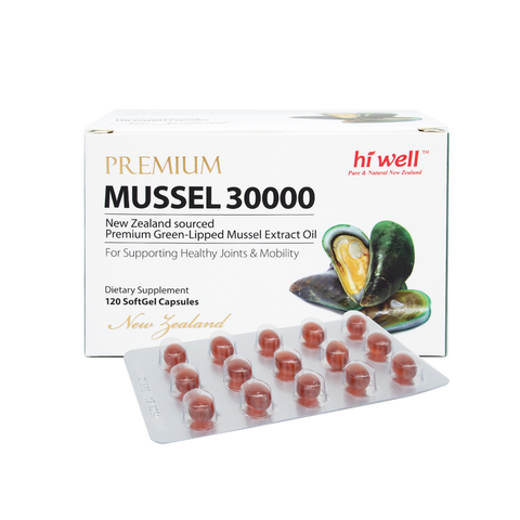 Hi Well Premium Mussel 30000 120 Softgel Capsules