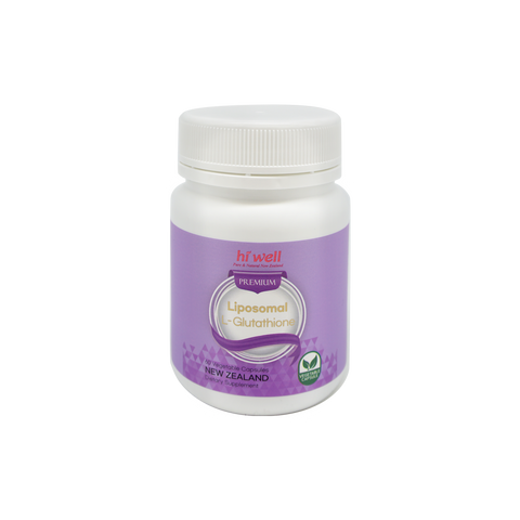 Hi Well Liposomal Glutathione Supplement | Antioxidant, Skin & Liver Support Health NZ Hi Well Liposomal Glutathione Supplement | Antioxidant, Skin & Liver Support Health NZ