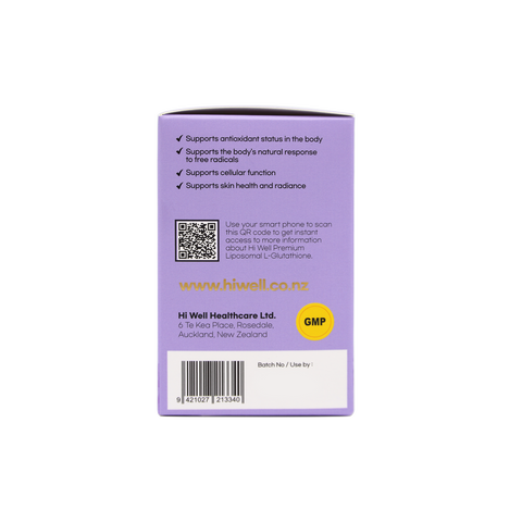 glutathione new zealand Hi Well Liposomal Glutathione Supplement glutathione new zealand Hi Well Liposomal Glutathione Supplement