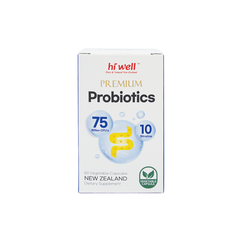 Hi Well Premium Probiotics 75 Billion 60Vegetable Capsules