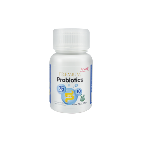 Hi Well Premium Probiotics 75 Billion 60Vegetable Capsules