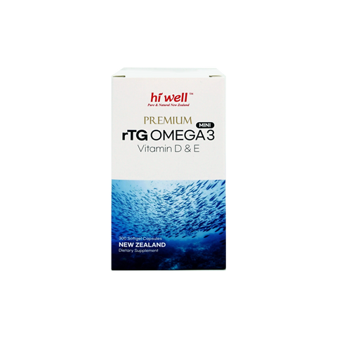 Hi Well Premium rTG Omega 3 MINI Vitamin D&E 300s