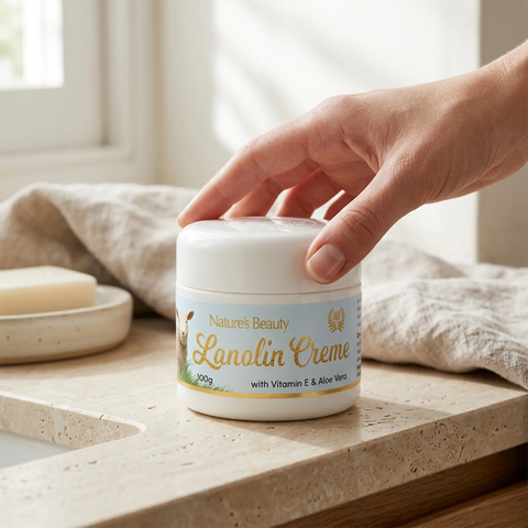 Natures Beauty Lanolin Cream 100g (No Box)