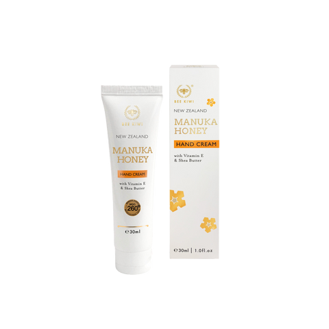 Natures Beauty Bee Kiwi Manuka Honey Hand Cream with Vitamin E & Shea Butter 30ml