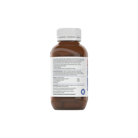 Nutralife New Zealand Green Lipped Mussel 5600+ 100 Capsules