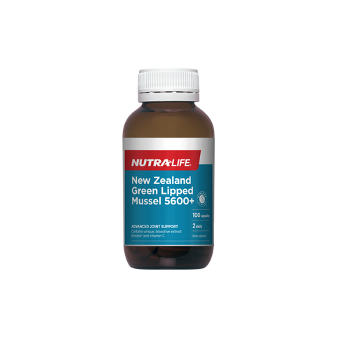 Nutralife New Zealand Green Lipped Mussel 5600+ 100 Capsules