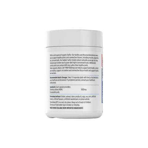 Nutralife MSM 1000mg 120 Capsules