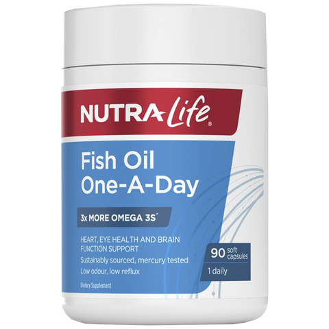 Nutralife Fish Oil One-A-Day Concentrated Odourless 90 Capsules