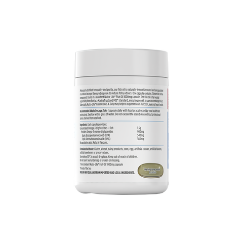 Nutralife Fish Oil One-A-Day Concentrated Odourless 90 Capsules