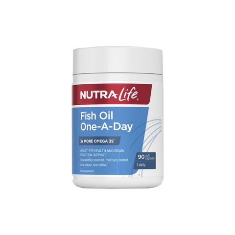 Nutralife Fish Oil One-A-Day Concentrated Odourless 90 Capsules