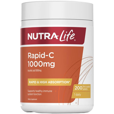 Nutralife Rapid-C 1000mg 200 Tablets
