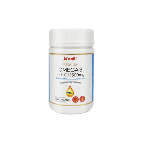 Hi Well Premium Omega 3 1500mg One A Day 90 Capsuels