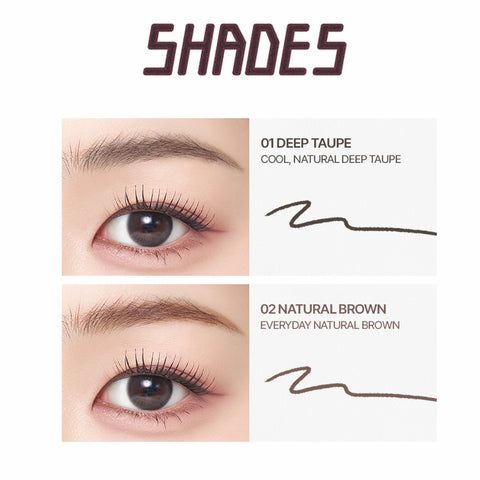 Kissring Shade Up Eyebrow 0.2g Natural Brown